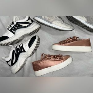 💓SALE 2 PAIRS- Like new- TOP SHOP + Wild Diva Sneakers